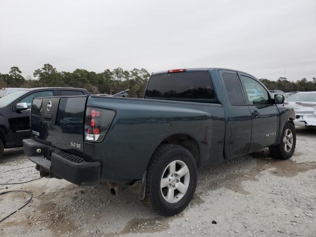 1N6AA06B05N552373 - 2005 NISSAN TITAN XE TEAL photo 3