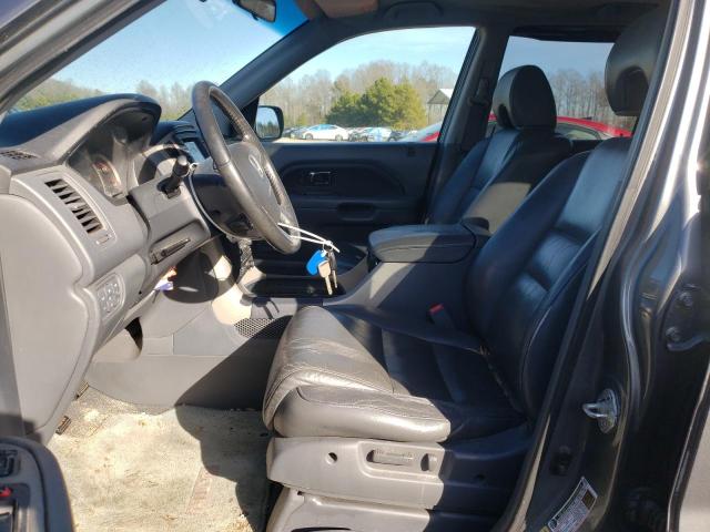 5FNYF18777B011551 - 2007 HONDA PILOT EXL GRAY photo 7