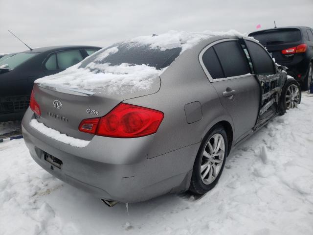 JNKBV61F68M280624 - 2008 INFINITI G35 GRAY photo 3