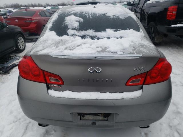 JNKBV61F68M280624 - 2008 INFINITI G35 GRAY photo 6