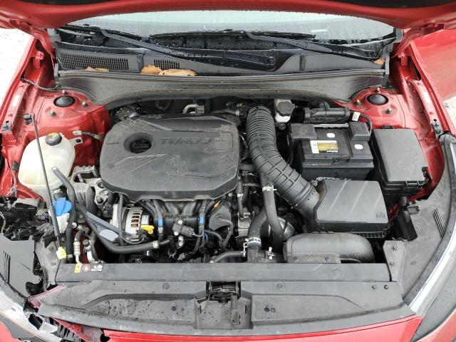 3KPF44AC6LE186802 - 2020 KIA FORTE GT RED photo 11