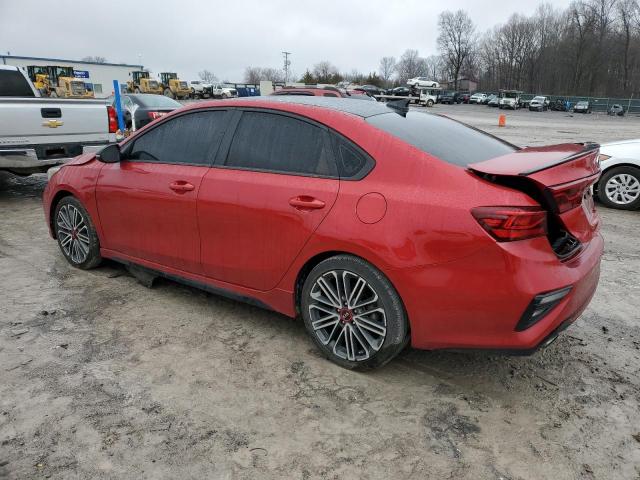 3KPF44AC6LE186802 - 2020 KIA FORTE GT RED photo 2