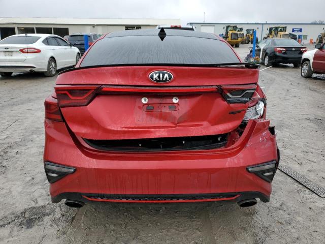 3KPF44AC6LE186802 - 2020 KIA FORTE GT RED photo 6