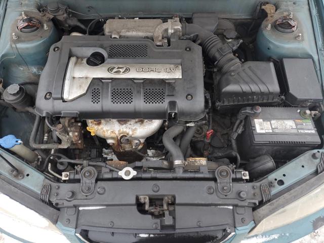 KMHDN46D66U284333 - 2006 HYUNDAI ELANTRA GLS TEAL photo 11