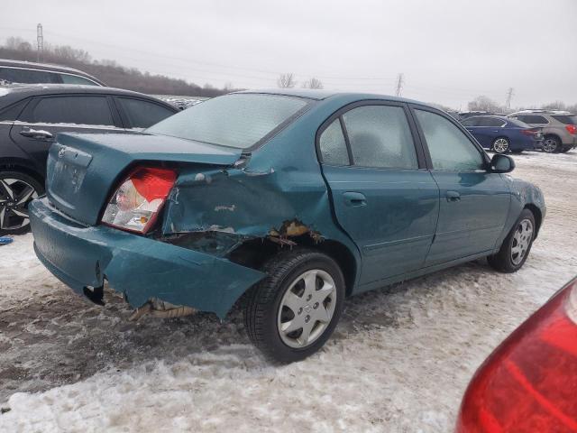 KMHDN46D66U284333 - 2006 HYUNDAI ELANTRA GLS TEAL photo 3