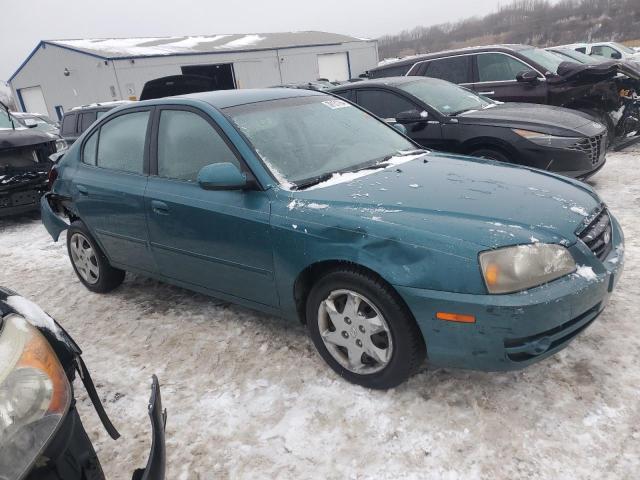 KMHDN46D66U284333 - 2006 HYUNDAI ELANTRA GLS TEAL photo 4