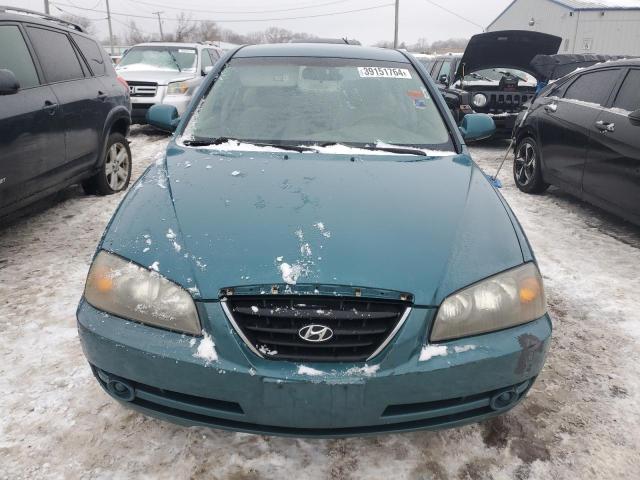 KMHDN46D66U284333 - 2006 HYUNDAI ELANTRA GLS TEAL photo 5