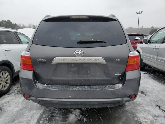 JTEES41A892146173 - 2009 TOYOTA HIGHLANDER GRAY photo 6