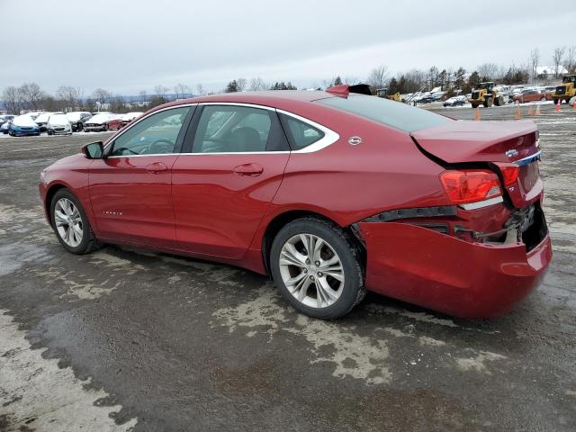 2G1125S34F9146962 - 2015 CHEVROLET IMPALA LT RED photo 2