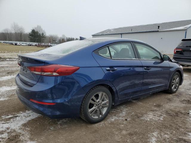 5NPD84LF7HH147612 - 2017 HYUNDAI ELANTRA SE BLUE photo 3