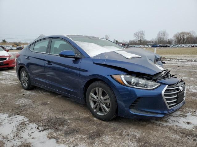 5NPD84LF7HH147612 - 2017 HYUNDAI ELANTRA SE BLUE photo 4