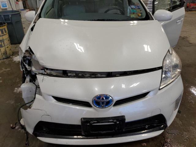 JTDKN3DU9E1738633 - 2014 TOYOTA PRIUS WHITE photo 11