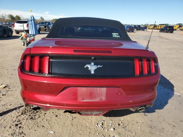 1FATP8EM4H5323149 - 2017 FORD MUSTANG RED photo 6