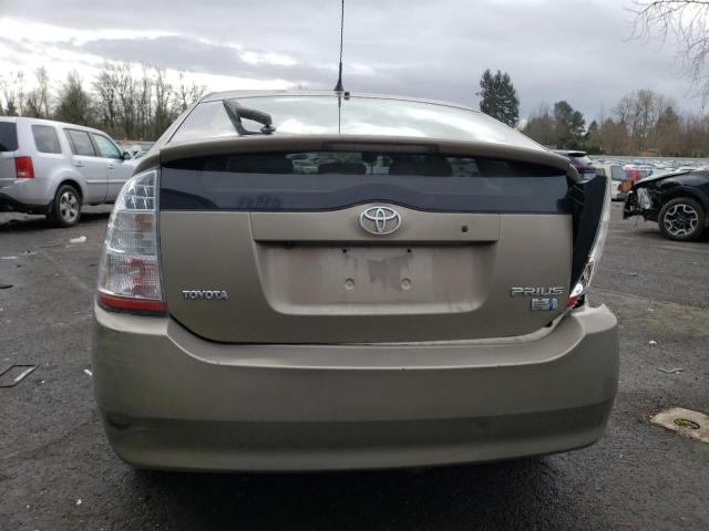 JTDKB20U087803928 - 2008 TOYOTA PRIUS BEIGE photo 6