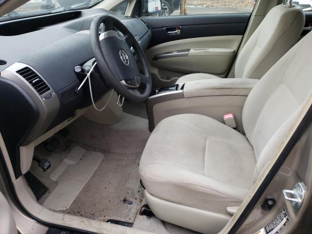 JTDKB20U087803928 - 2008 TOYOTA PRIUS BEIGE photo 7