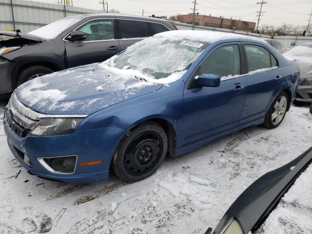 3FAHP0KC4AR255733 - 2010 FORD FUSION SPO BLUE photo 1