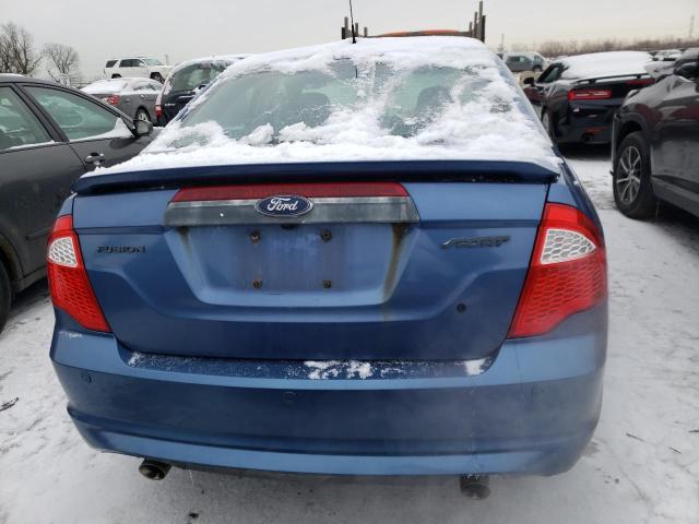 3FAHP0KC4AR255733 - 2010 FORD FUSION SPO BLUE photo 6