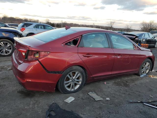 5NPE24AFXGH376552 - 2016 HYUNDAI SONATA SE RED photo 3