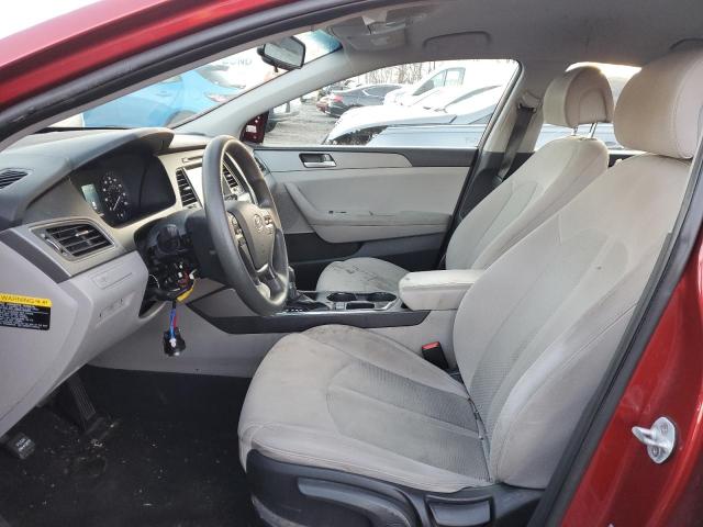 5NPE24AFXGH376552 - 2016 HYUNDAI SONATA SE RED photo 7