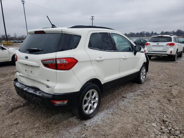MAJ3S2GE3LC336075 - 2020 FORD ECOSPORT SE WHITE photo 3