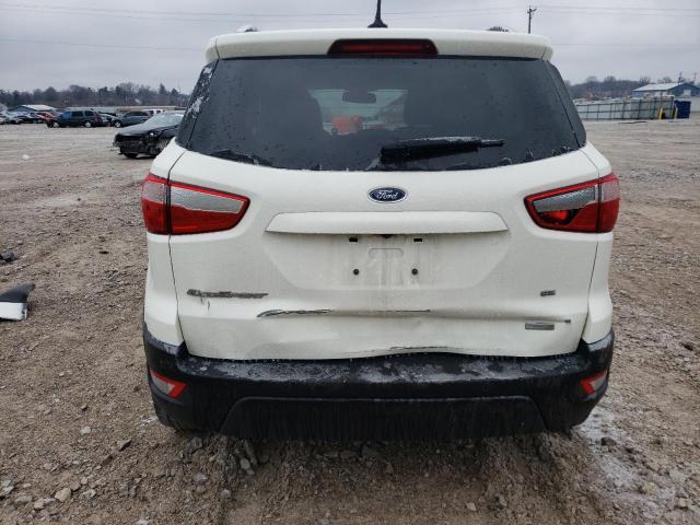 MAJ3S2GE3LC336075 - 2020 FORD ECOSPORT SE WHITE photo 6