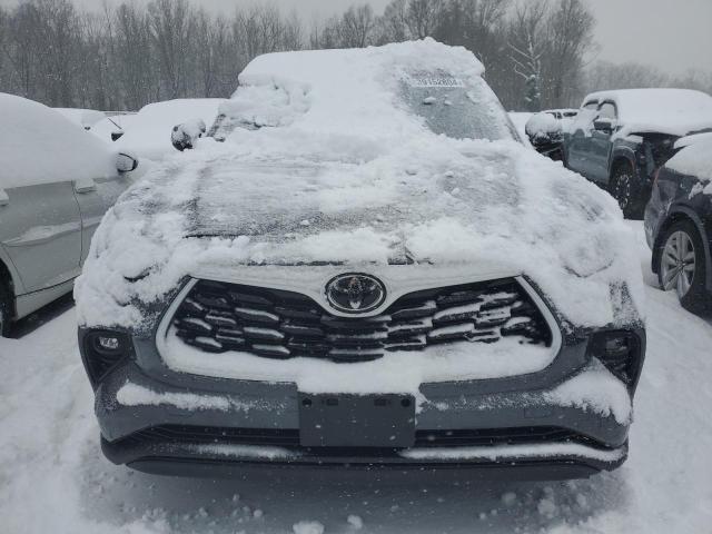 5TDGZRBHXMS557349 - 2021 TOYOTA HIGHLANDER XLE CHARCOAL photo 5