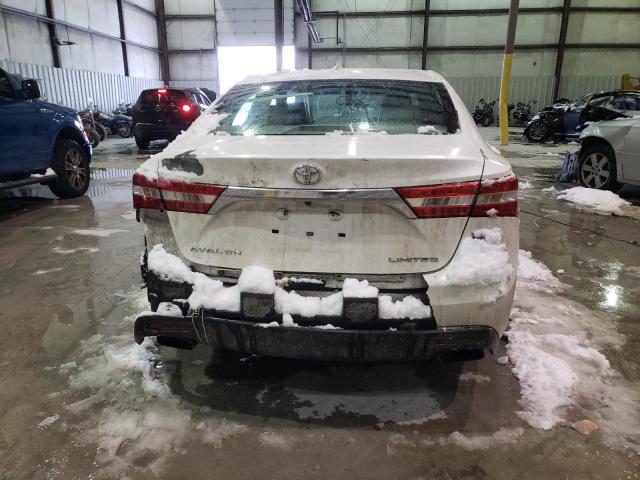 4T1BK1EB6FU144801 - 2015 TOYOTA AVALON XLE WHITE photo 6