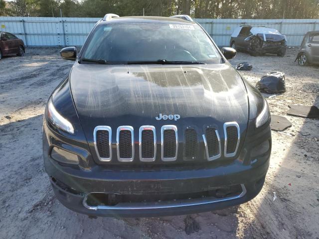 1C4PJLDS0EW134262 - 2014 JEEP CHEROKEE LIMITED BLACK photo 5