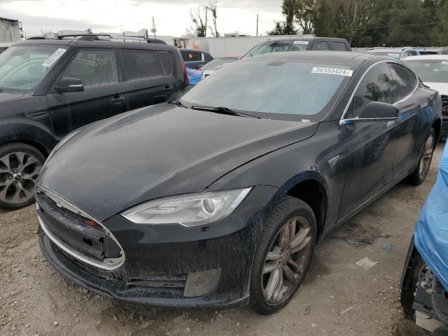 5YJSA1CN8DFP08765 - 2013 TESLA MODEL S Կապույտ լուսանկար 1