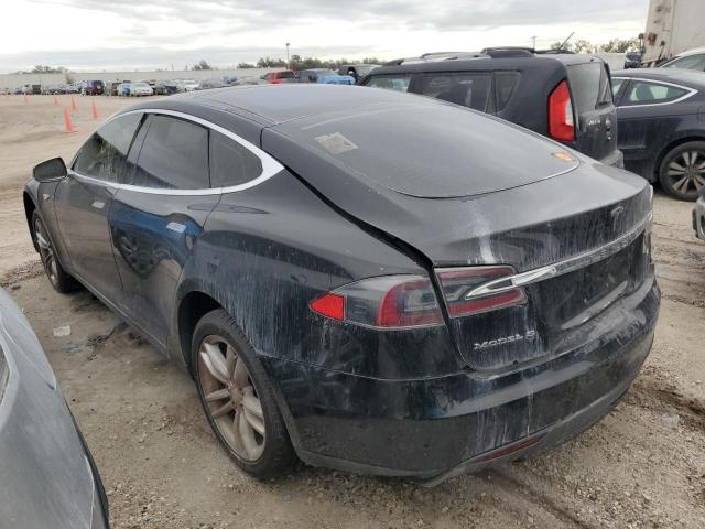 5YJSA1CN8DFP08765 - 2013 TESLA MODEL S BLUE photo 2