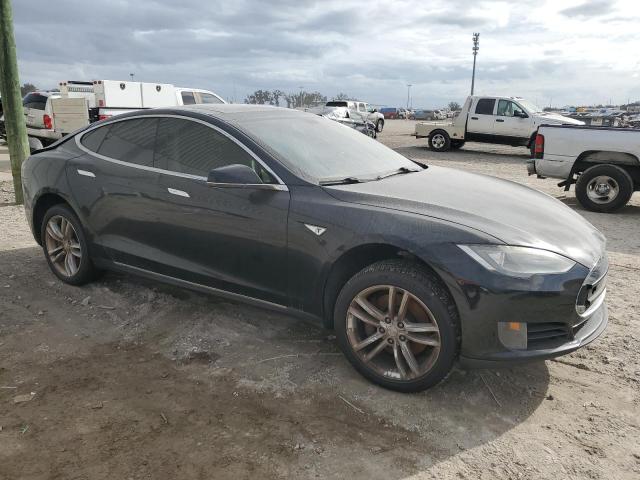 5YJSA1CN8DFP08765 - 2013 TESLA MODEL S Կապույտ լուսանկար 4