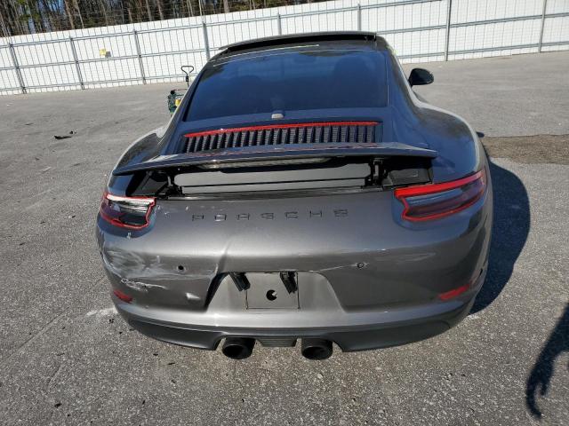 WP0AA2A95JS105956 - 2018 PORSCHE 911 CARRERA GRAY photo 6