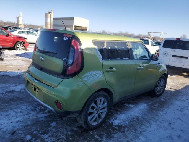 KNDJP3A52H7878804 - 2017 KIA SOUL + GREEN photo 3