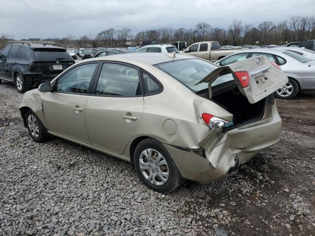 KMHDU4AD9AU879776 - 2010 HYUNDAI ELANTRA BLUE TAN photo 2