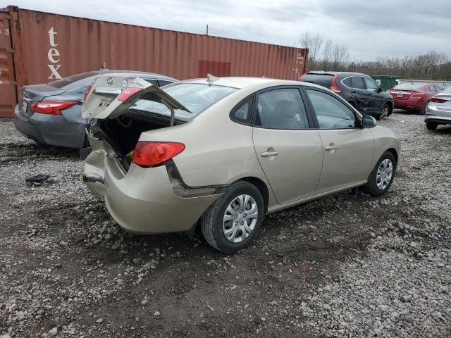 KMHDU4AD9AU879776 - 2010 HYUNDAI ELANTRA BLUE TAN photo 3