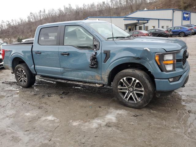 1FTFW1E55PKD25468 - 2023 FORD F150 SUPERCREW BLUE photo 4