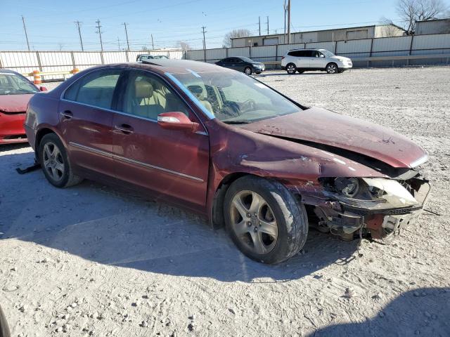 JH4KB16657C001155 - 2007 ACURA RL MAROON photo 4