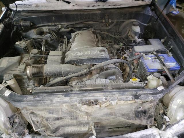 5TBBT44184S449898 - 2004 TOYOTA TUNDRA ACCESS CAB SR5 GRAY photo 11