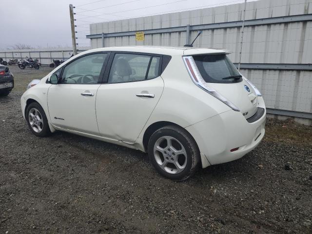 JN1AZ0CP6CT026465 - 2012 NISSAN LEAF SV WHITE photo 2