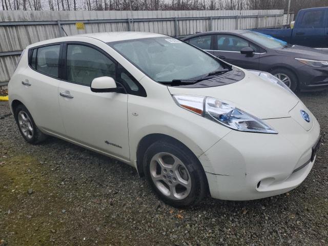 JN1AZ0CP6CT026465 - 2012 NISSAN LEAF SV WHITE photo 4