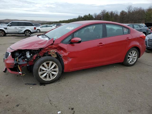 KNAFX4A6XG5552552 - 2016 KIA FORTE LX RED photo 1