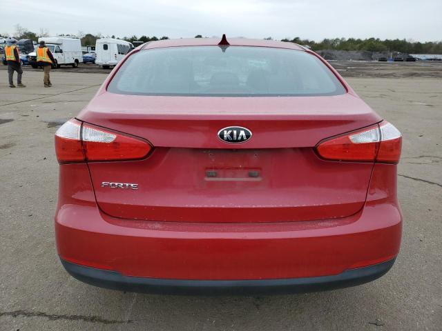 KNAFX4A6XG5552552 - 2016 KIA FORTE LX RED photo 6