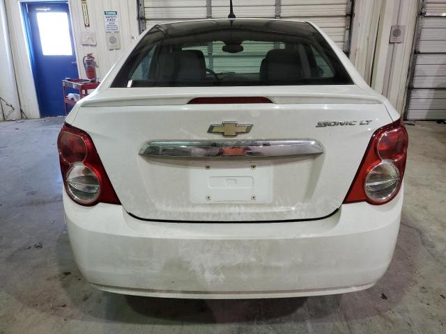 1G1JC5SH3D4168816 - 2013 CHEVROLET SONIC LT WHITE photo 6