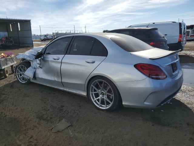 55SWF6EB9GU113980 - 2016 MERCEDES-BENZ C 450 4MATIC AMG SILVER photo 2