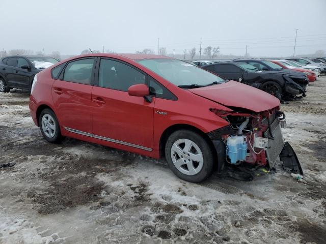 JTDKN3DU9A0197406 - 2010 TOYOTA PRIUS RED photo 4