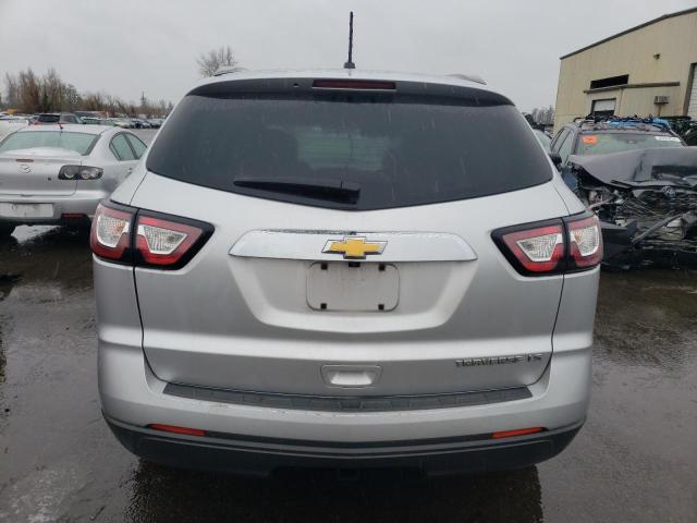 1GNKRFED7DJ241865 - 2013 CHEVROLET TRAVERSE LS SILVER photo 6