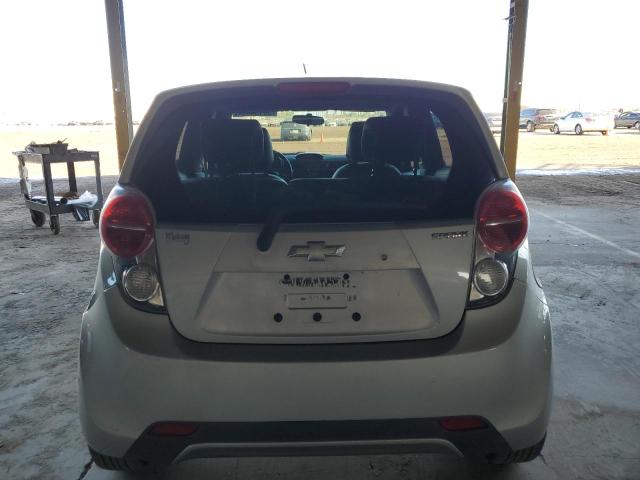 KL8CD6S96DC568590 - 2013 CHEVROLET SPARK 1LT SILVER photo 6