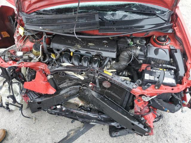 2T1KR32E33C112892 - 2003 TOYOTA COROLLA MA XR RED photo 11