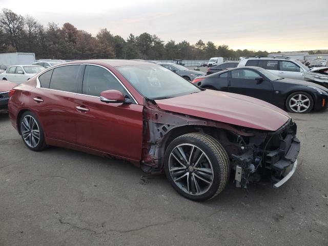 JN1BV7AP8EM680473 - 2014 INFINITI Q50 BASE RED photo 4