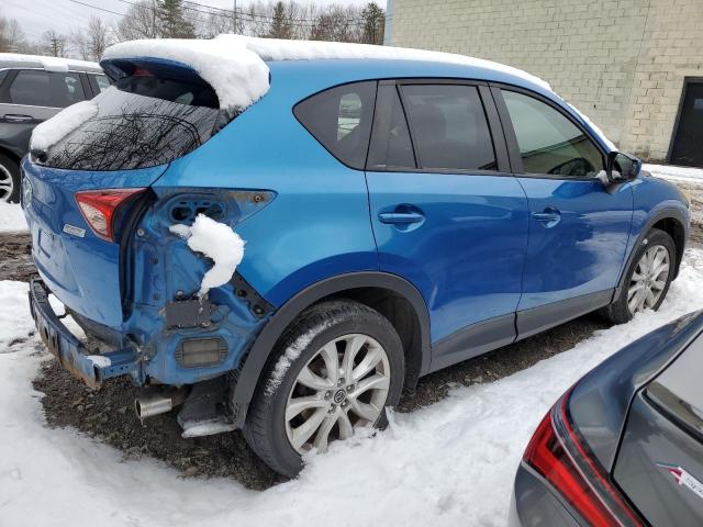 JM3KE4DE0D0113886 - 2013 MAZDA CX-5 GT BLUE photo 3